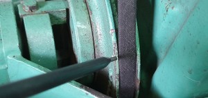 Markierungen auf Riemenscheibe Markierungen auf Riemenscheibe
