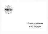 Ersatzteilliste Kramer 450 Export neue Variante